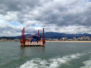 9-tonne Capacity Truckable Jack Up Barge 