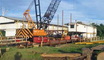 150-tonne Crane Barge with 4-point Mooring