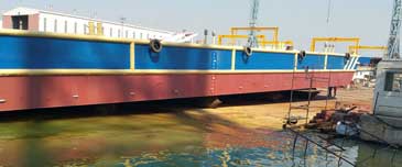 45 m Deck Barge with 15-t/m3 Deck Rating 