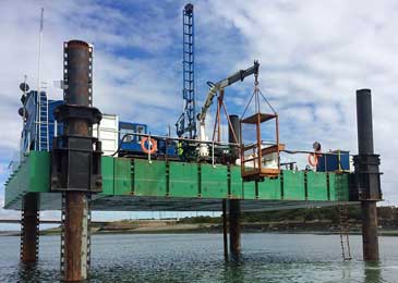 80-tonne Capacity Self Elevating General Jack Up Barge Platform