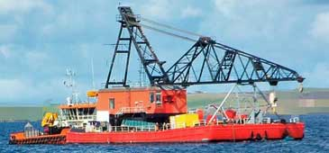 150 Tonne Floating Revolving Crane