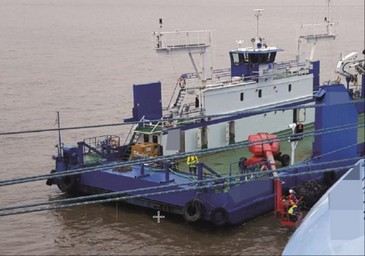 54m Self Propelled Flattop Barge