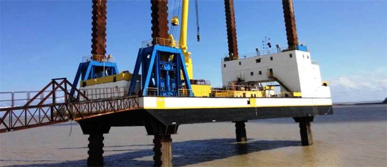 350-tonne Jack Up Barge for Pile Driving or Rock Drilling