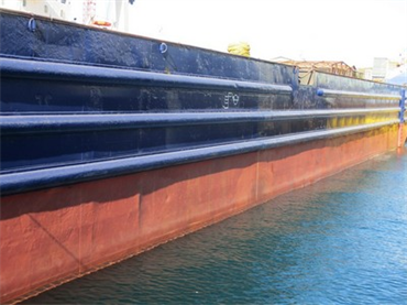91.5 x 27.5 x 5.5 m DWT 8579  deck barge