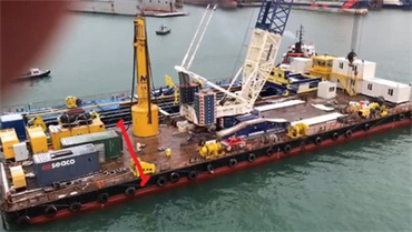 61.5 m Deck Barge with Crane Tracks New Build