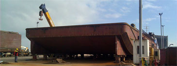 61.5 m Deck Barge with Crane Tracks New Build