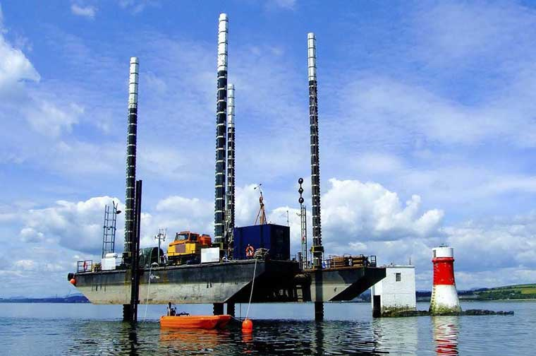 80-tonne Modular Jack Up Barge