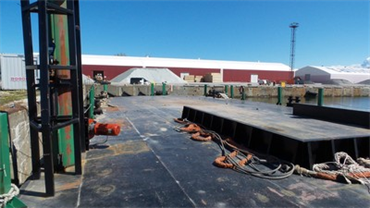 28.90 x 13.65 x 2.63 m Excavator Pontoon (Deck Barge)